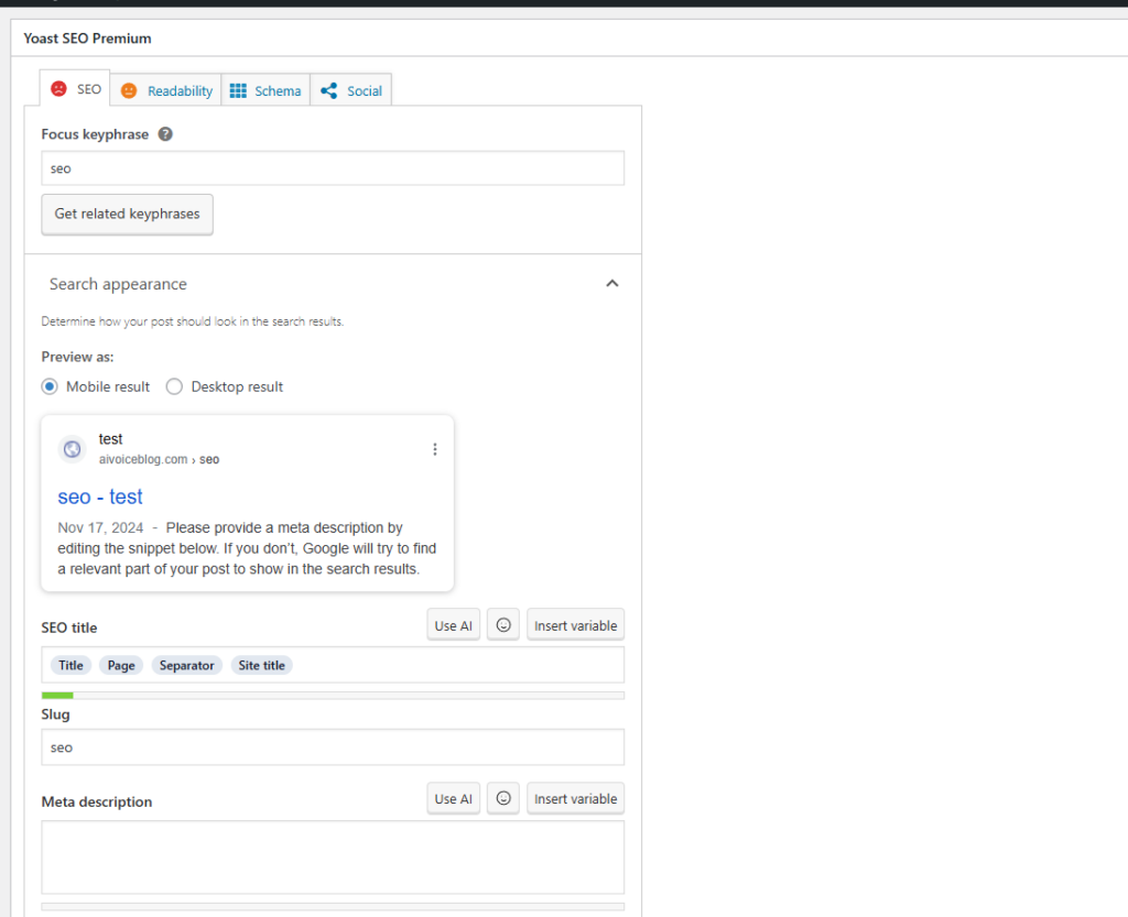 Using Yoast SEO Premium for On-Page SEO Optimization
