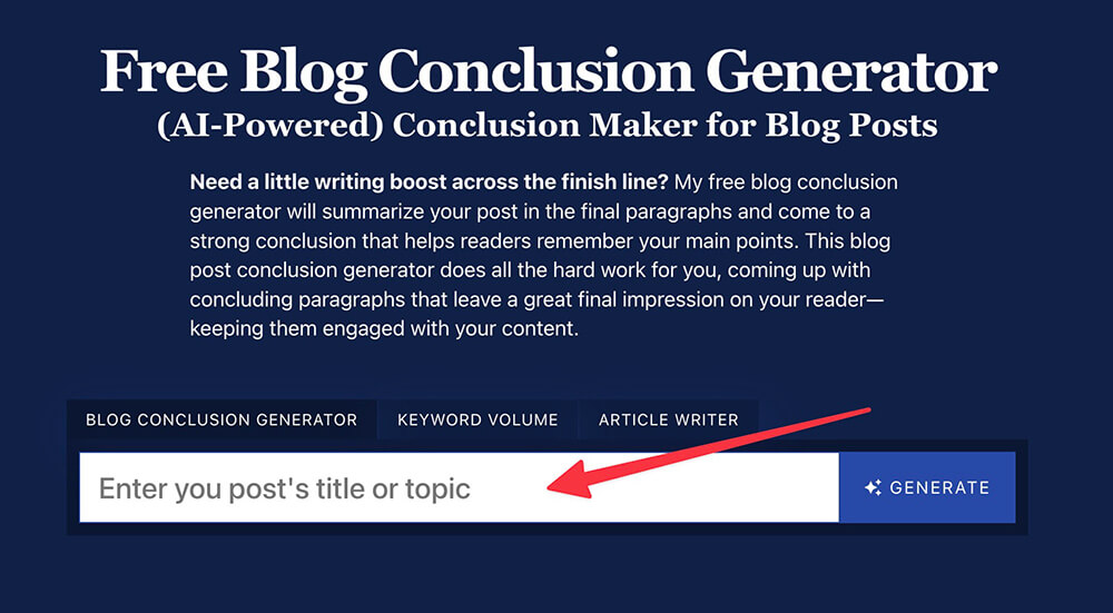 AI Conclusion Generator - Image 4
