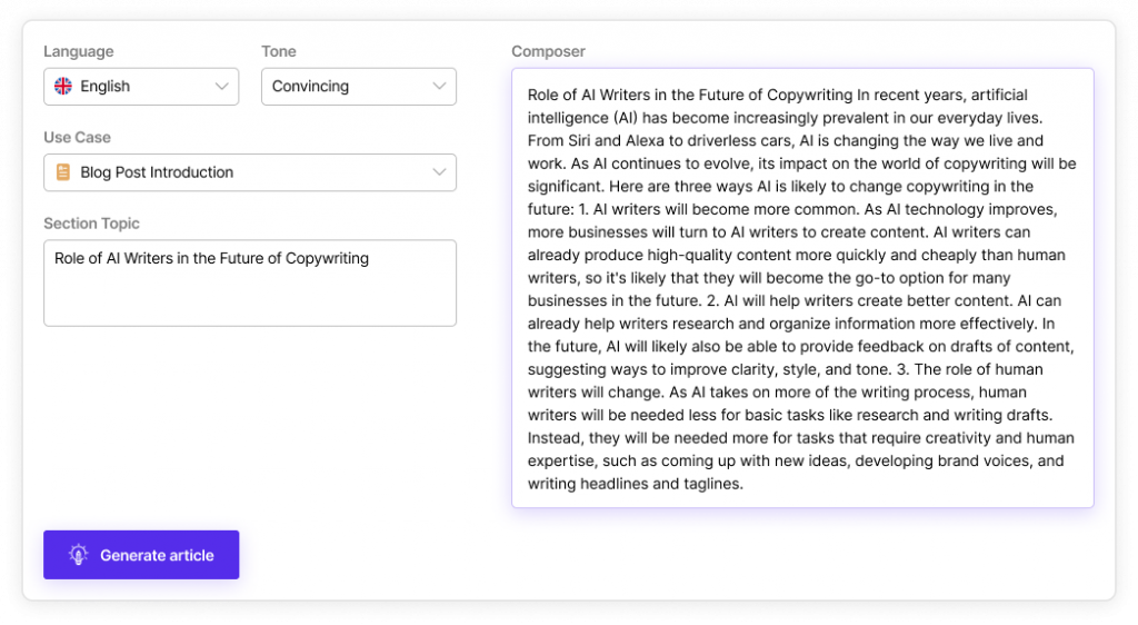 AI Introduction Generator - Image 1