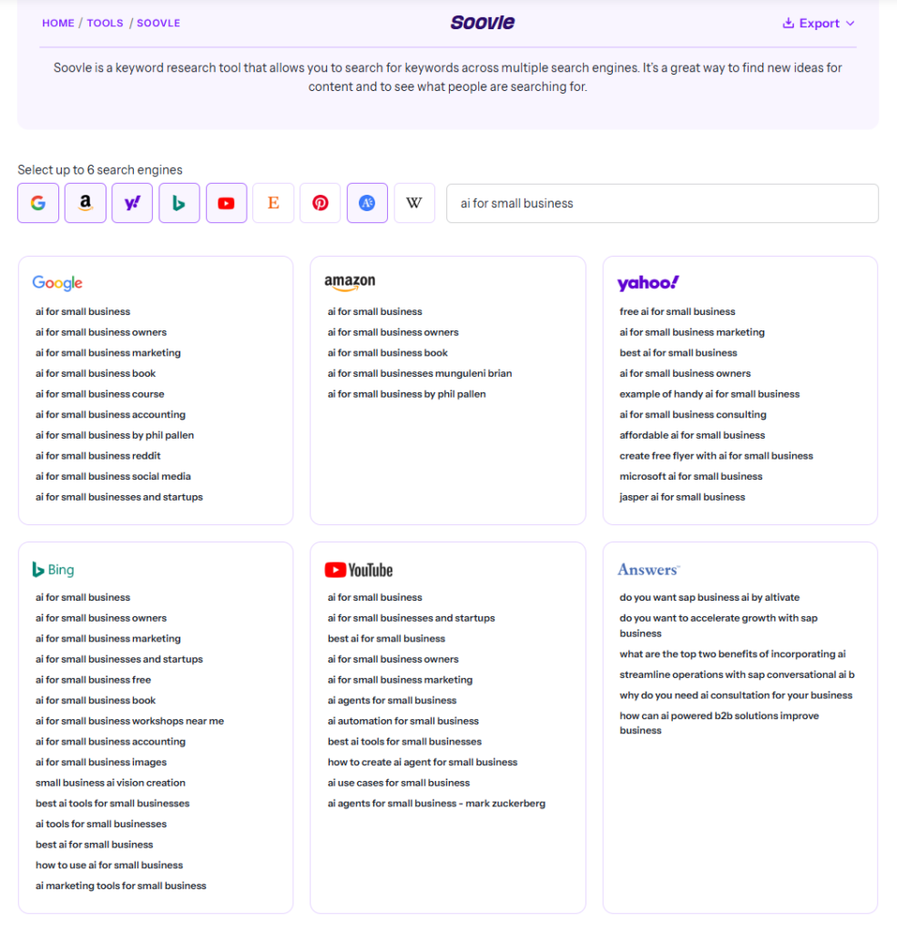 AI Keyword Generator