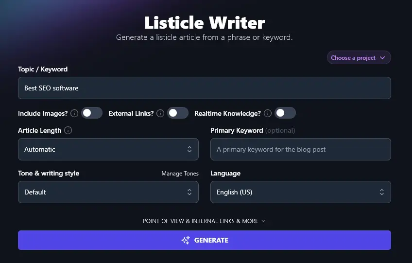 AI Listicle Generator - Image 3
