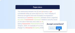 AI Proofreading