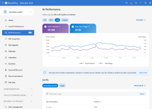 AI SEO Bing Webmaster Tools
