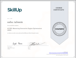 AI SEO Certification