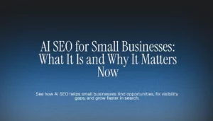 AI SEO for Small Business