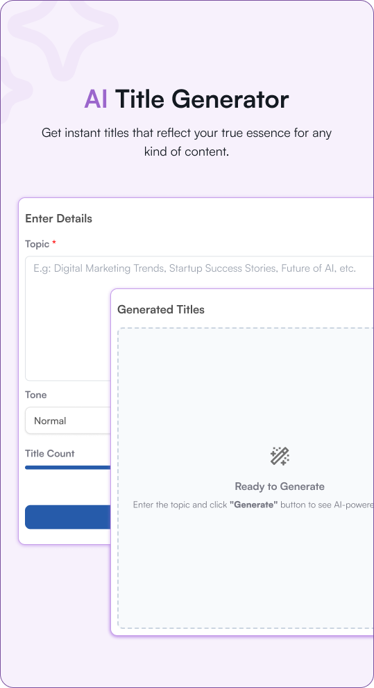 AI Title Generator - Image 3