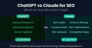 ChatGPT vs Claude for SEO