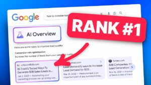 How to Rank in AI Overviews
