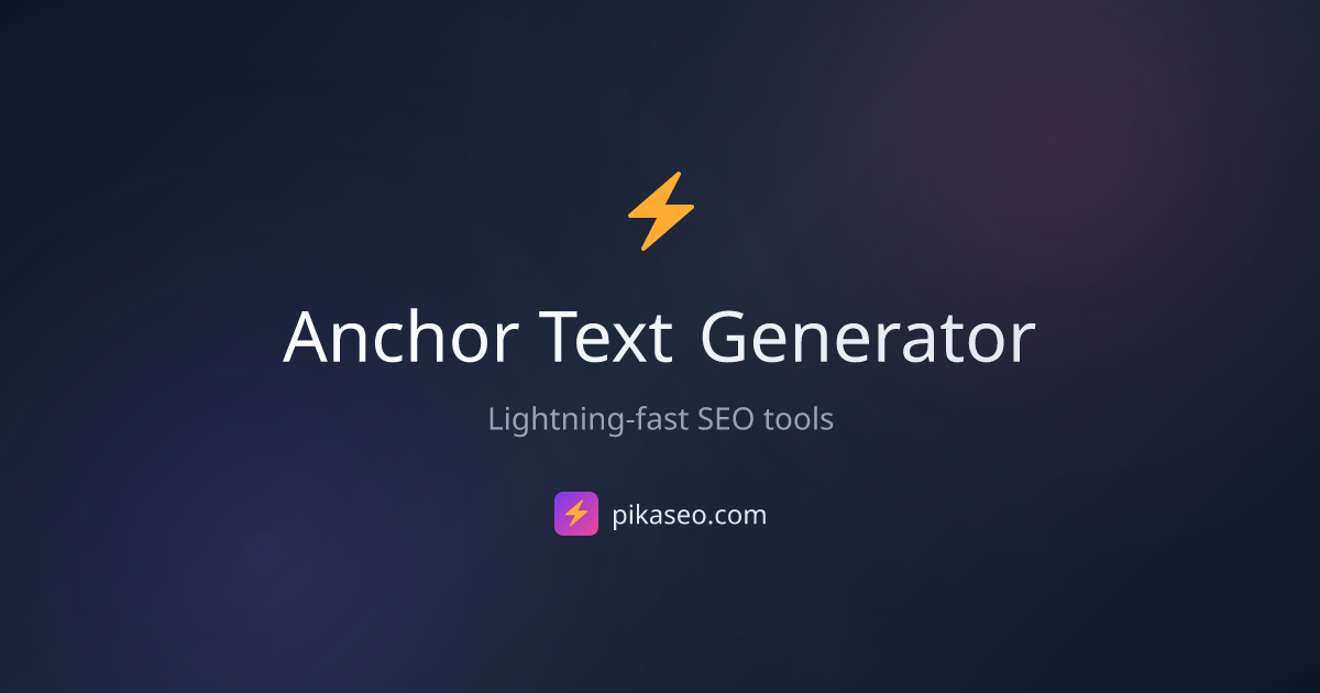 AI SEO Anchor Text Generator - Image 1
