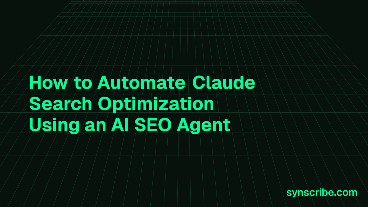 AI SEO Claude Search Optimization - Image 2