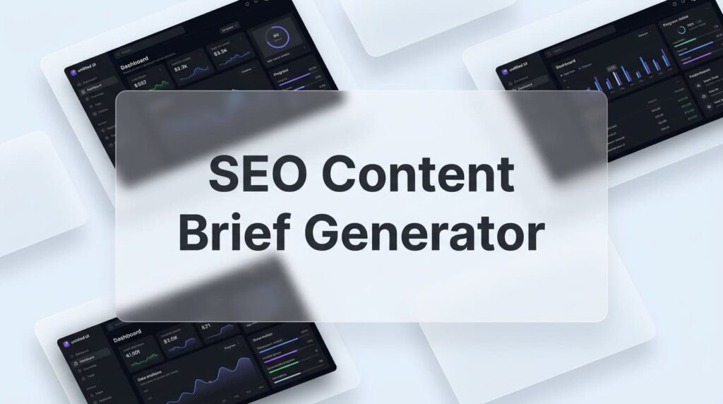 AI SEO Content Brief Generator