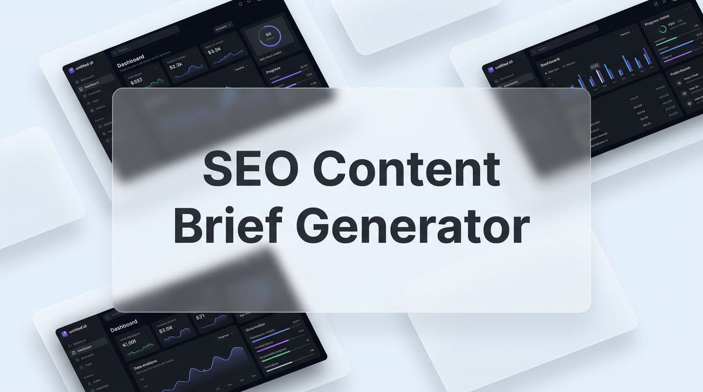 AI SEO Content Brief Generator - Image 1