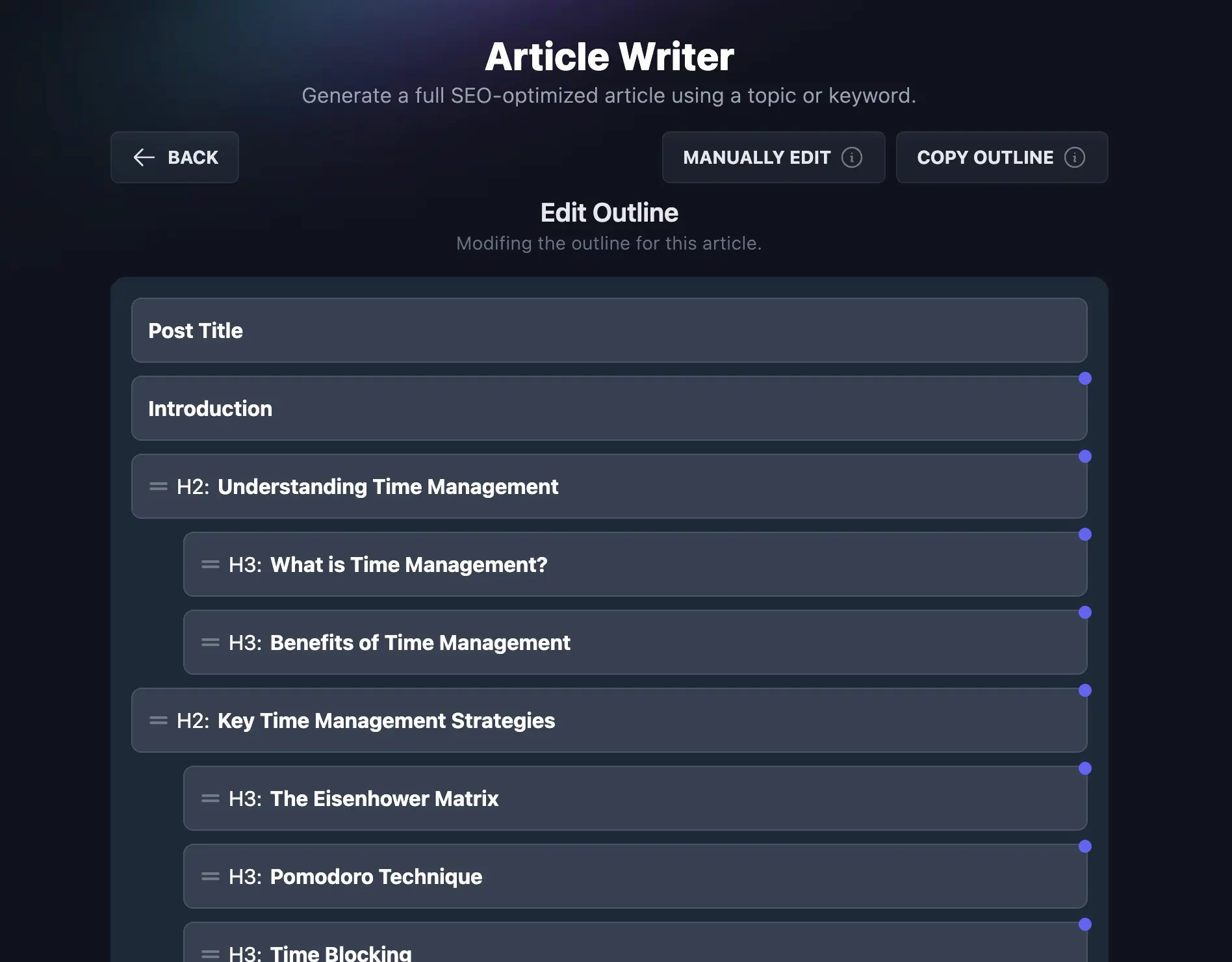 AI SEO Long Form Article Generator - Image 5