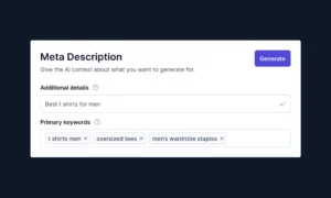 AI SEO Meta Description Generator